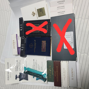니샤네, 아무아쥬, 제르조프, 까사모라티, 소스피로 등 향수 이미지