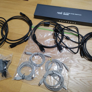 nexi 4k 8포트 HDMI kvm 스위치 이미지