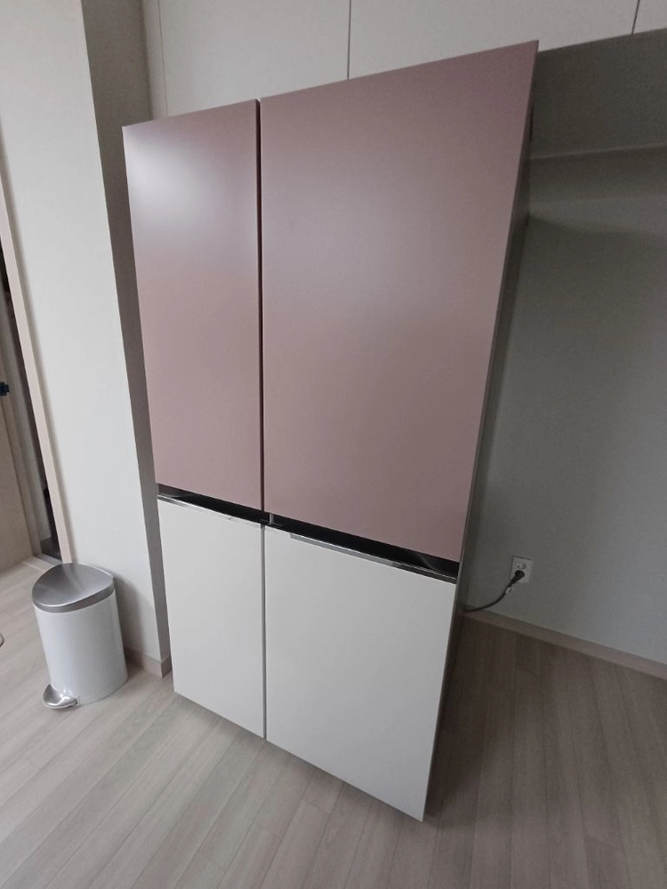 LG S834MKE10 냉장고 클레이핑크 베이지 832L 60만원 이미지