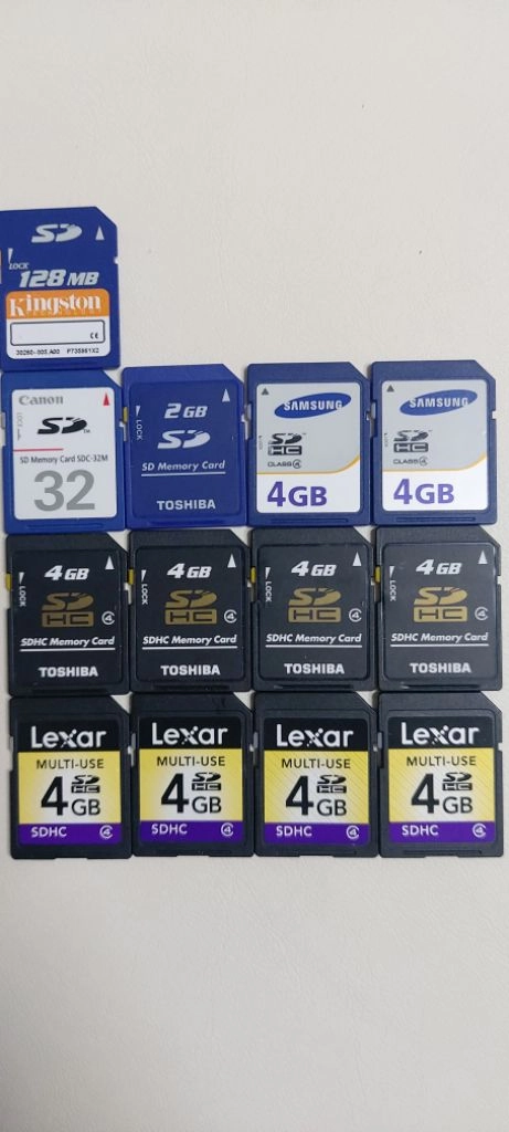 SD카드 SDCARD 메모리스틱 CF 후지 이미지