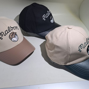 MALBON GOLF 컬러 블록 옥스포드 볼캡 (M4343PCP32) 이미지