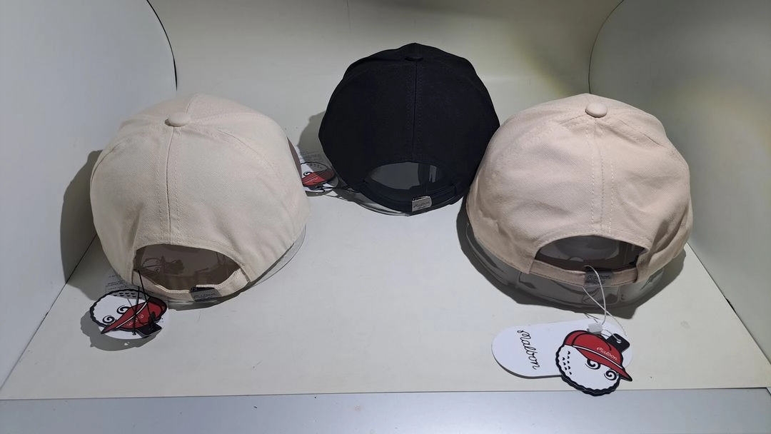 MALBON GOLF 컬러 블록 옥스포드 볼캡 (M4343PCP32) 이미지