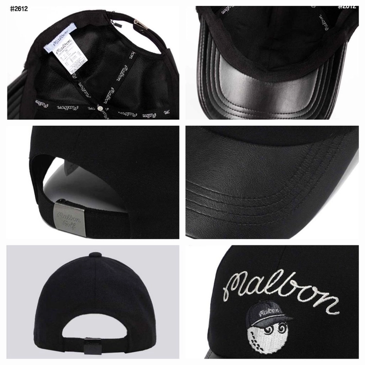MALBON GOLF 컬러 블록 옥스포드 볼캡 (M4343PCP32) 이미지