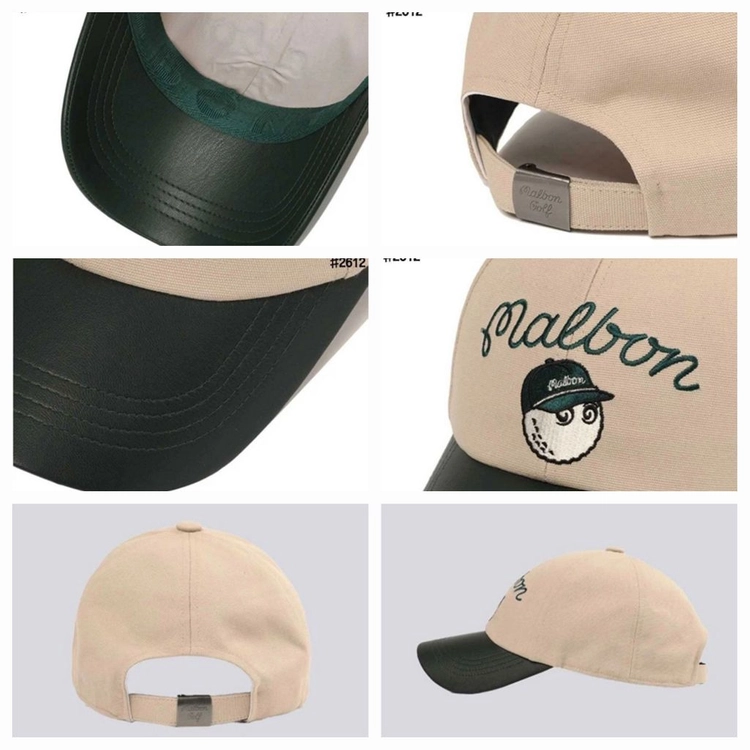 MALBON GOLF 컬러 블록 옥스포드 볼캡 (M4343PCP32) 이미지