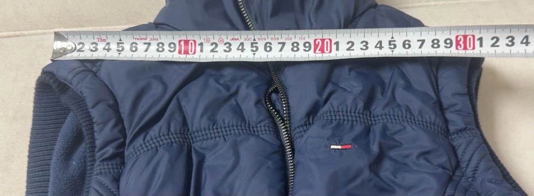 마지막 가격 내림 정품 아동 타미힐피거 네이비 패딩 조끼 S (6-9세) 이미지