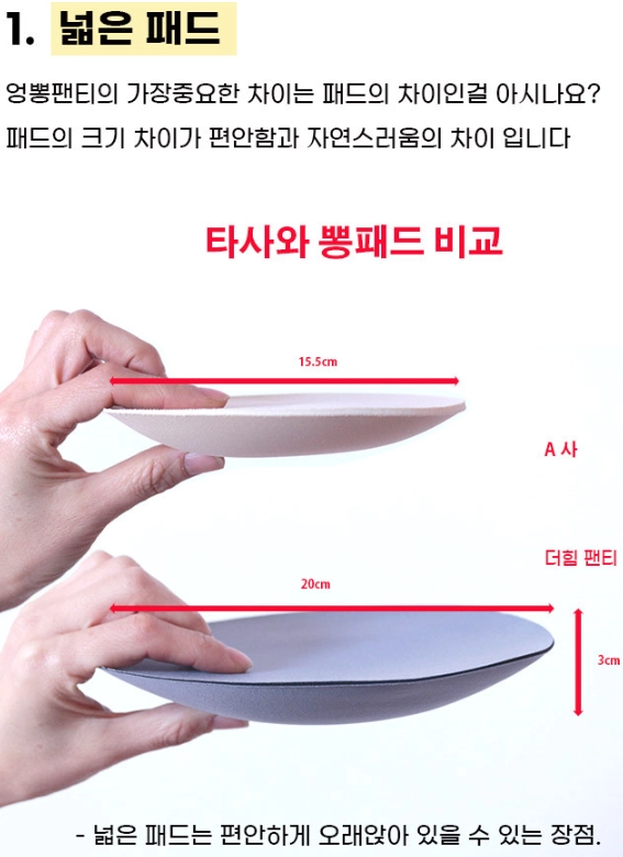 새제품 남성 힙업 팬티 M(100)사이즈 더힘 THE HIM 이미지