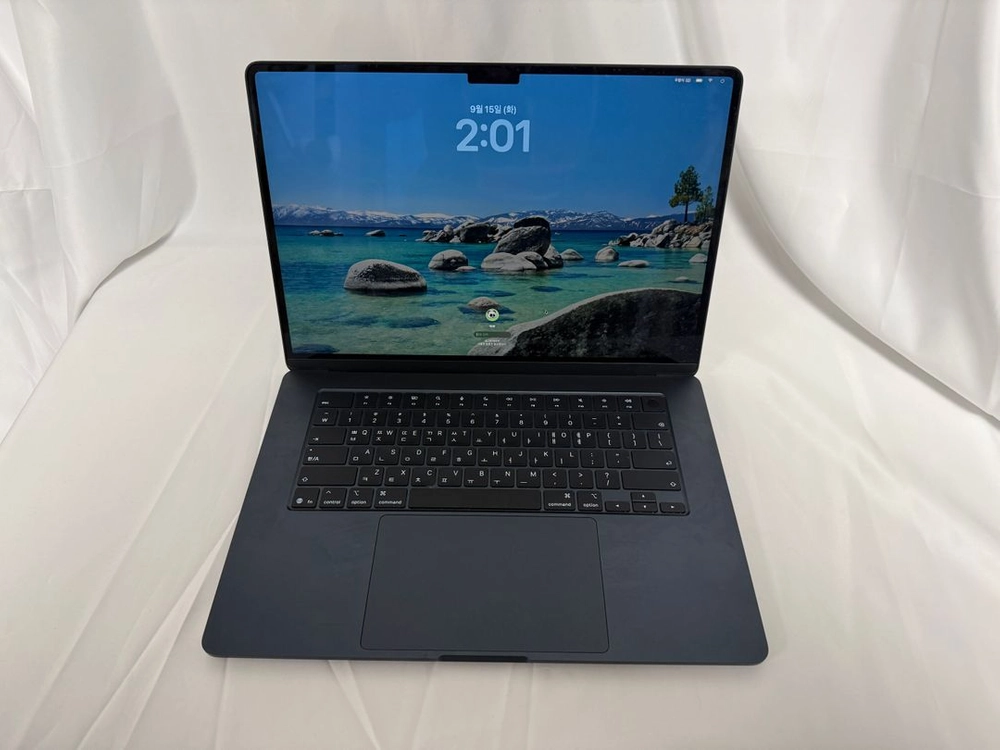 맥북에어 M4 15인치 미드나이트 16GB/256GB 판매 이미지
