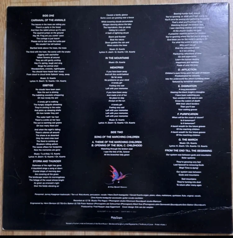 Earth & Fire 어쓰앤화이어 Song Of The Marching LP 이미지