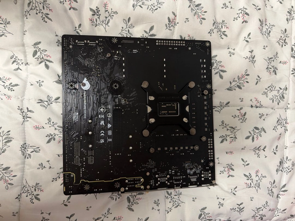 MSI MAG B760M MORTAR MAX WIFI 메인보드 정상작동 이미지