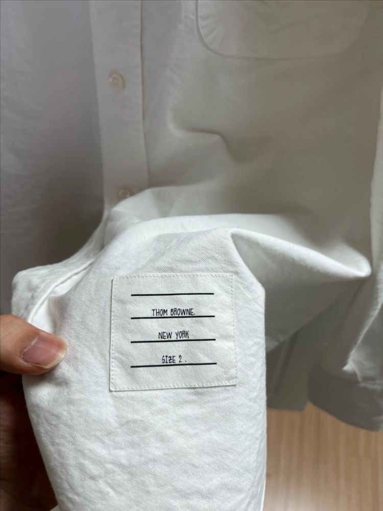 [2] 톰브라운 옥스포드 셔츠 화이트 정품 이미지