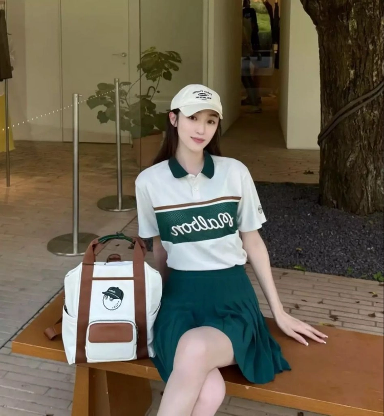 MALBON GOLF 여성용 버킷 토트백팩 이미지