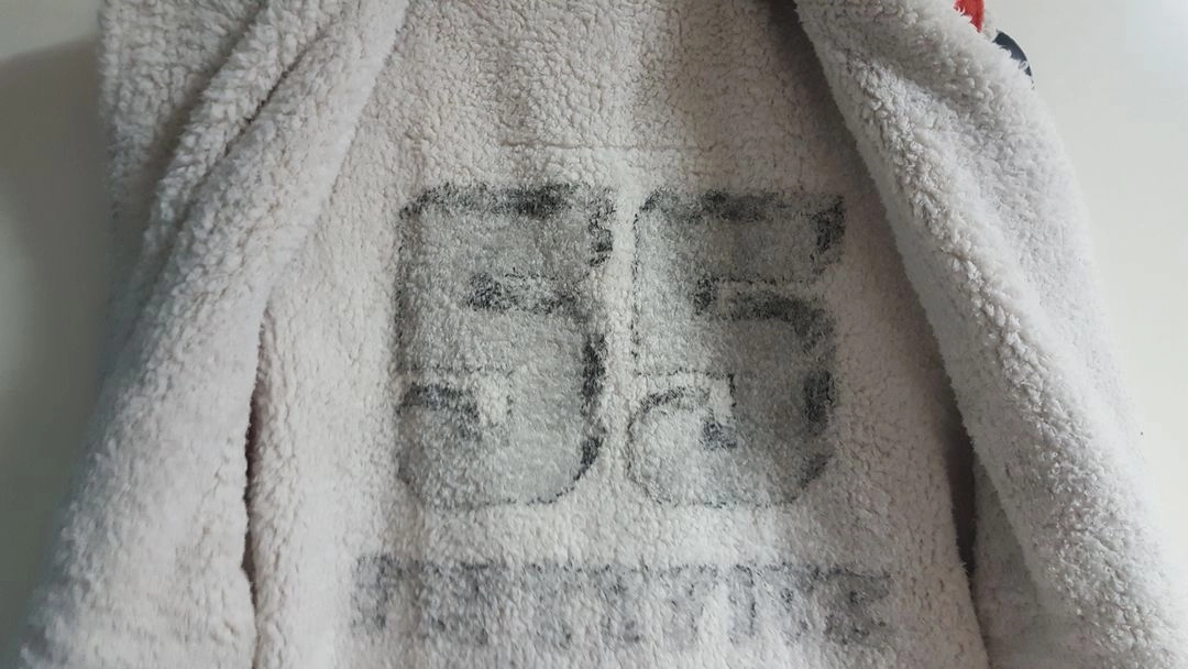 오렌지 양털 베스트 S 이미지