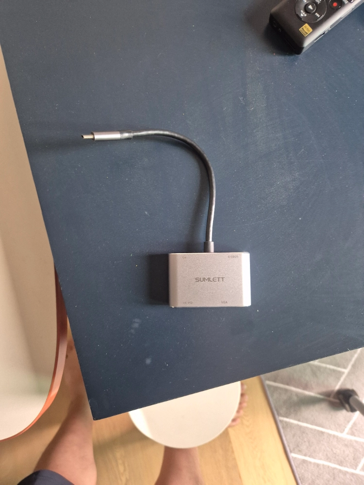 C타입 동글 4k HDMI USB 3.0 VGA PD 지원 이미지