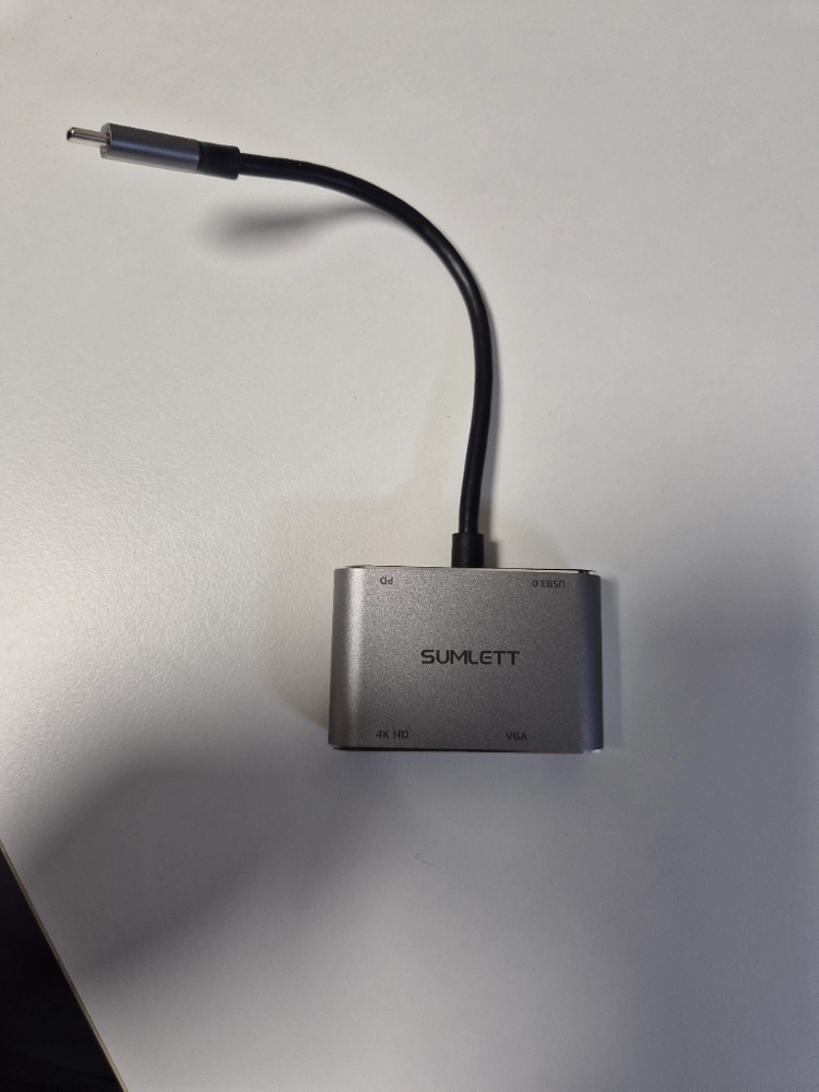 C타입 동글 4k HDMI USB 3.0 VGA PD 지원 이미지