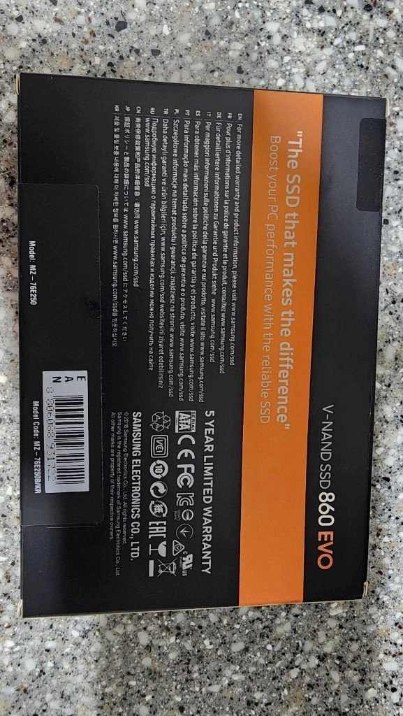 미개봉 삼성 860 evo 250gb 이미지