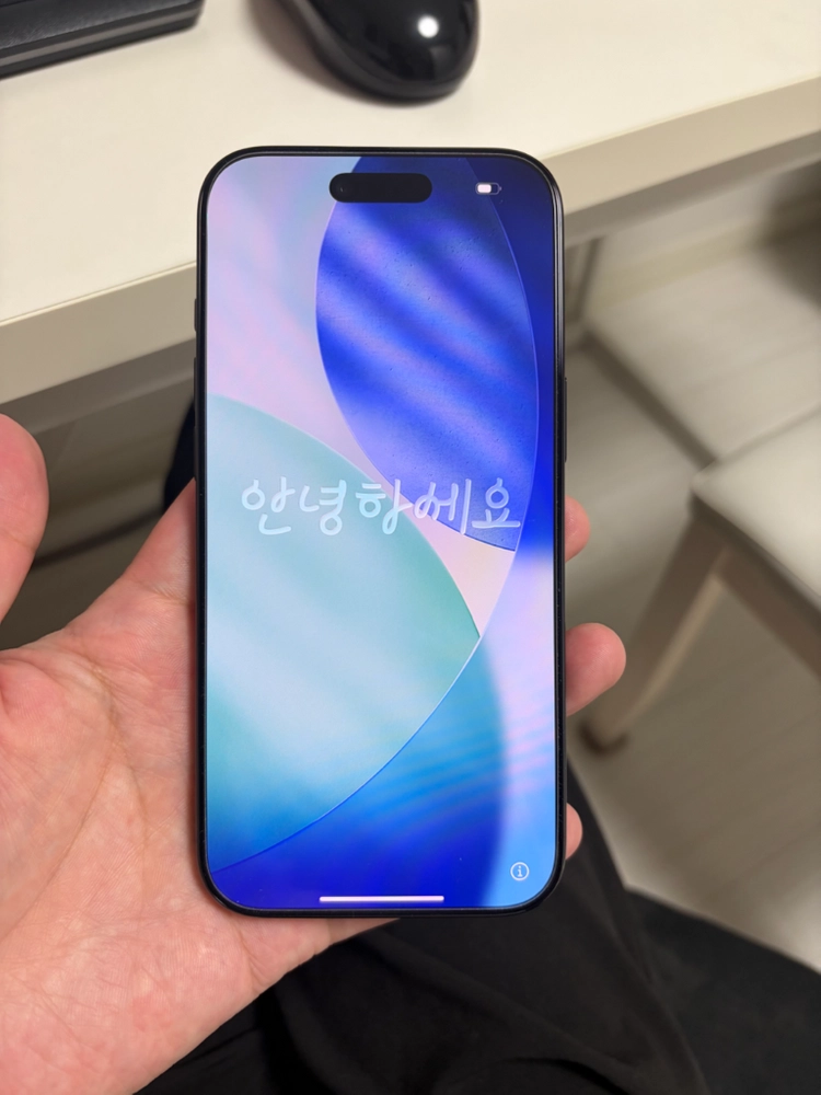 아이폰 17 에어 256GB 블랙 단순개봉(새제품) 팝니다 이미지