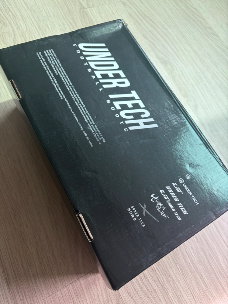 언더테크 퍼펙트 터치 TF 풋살화 255mm 옐로우/블루 이미지