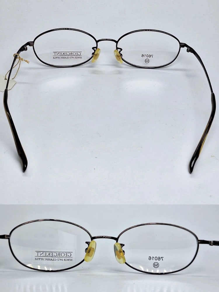 GEORGE KENT 76016 안경테 52mm 블랙 오벌형 긱시크 일본 빈티지 데드스톡 하이엔드 레트로 복고 이미지