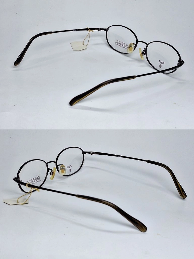 GEORGE KENT 76016 안경테 52mm 블랙 오벌형 긱시크 일본 빈티지 데드스톡 하이엔드 레트로 복고 이미지
