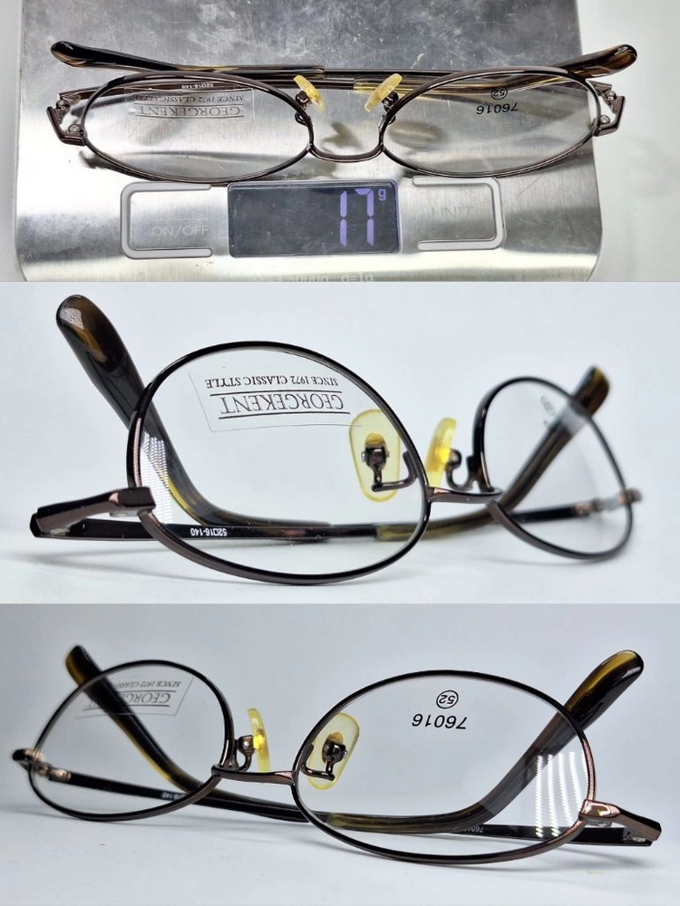 GEORGE KENT 76016 안경테 52mm 블랙 오벌형 긱시크 일본 빈티지 데드스톡 하이엔드 레트로 복고 이미지