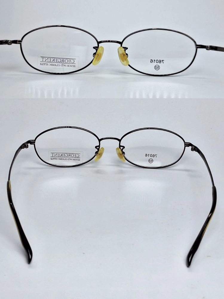 GEORGE KENT 76016 안경테 52mm 블랙 오벌형 긱시크 일본 빈티지 데드스톡 하이엔드 레트로 복고 이미지