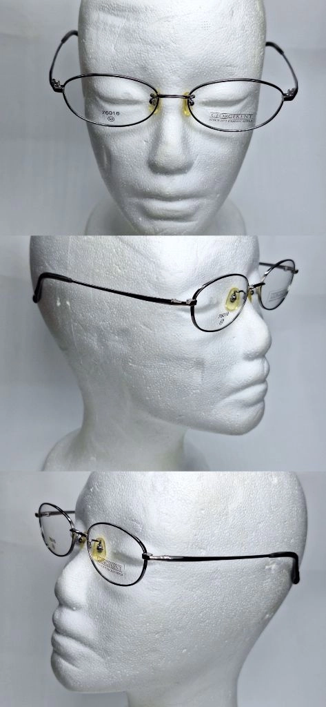 GEORGE KENT 76016 안경테 52mm 실버 오벌형 긱시크 일본 빈티지 데드스톡 하이엔드 레트로 복고 이미지