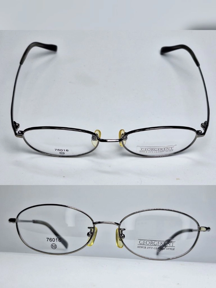 GEORGE KENT 76016 안경테 52mm 실버 오벌형 긱시크 일본 빈티지 데드스톡 하이엔드 레트로 복고 이미지