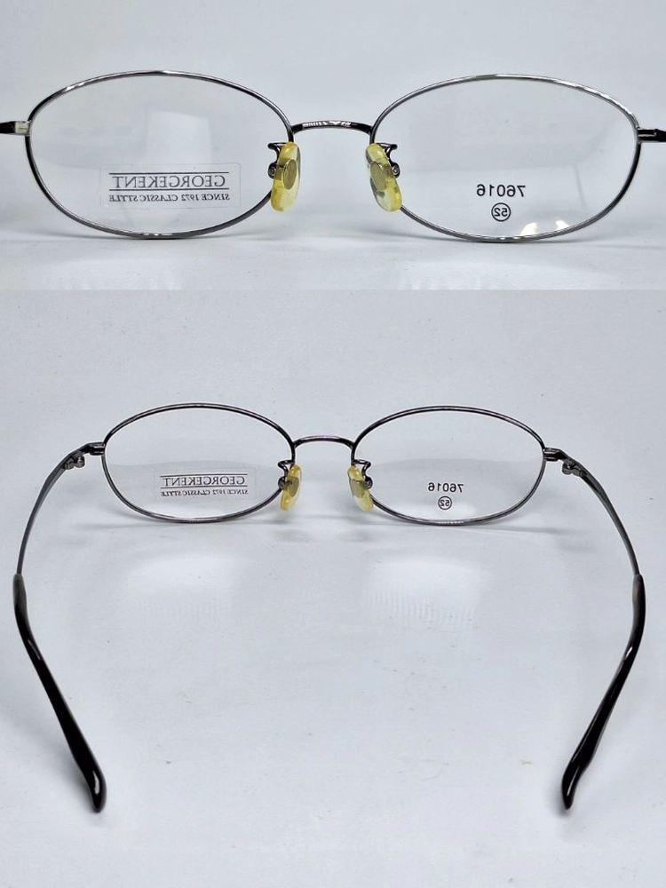 GEORGE KENT 76016 안경테 52mm 실버 오벌형 긱시크 일본 빈티지 데드스톡 하이엔드 레트로 복고 이미지