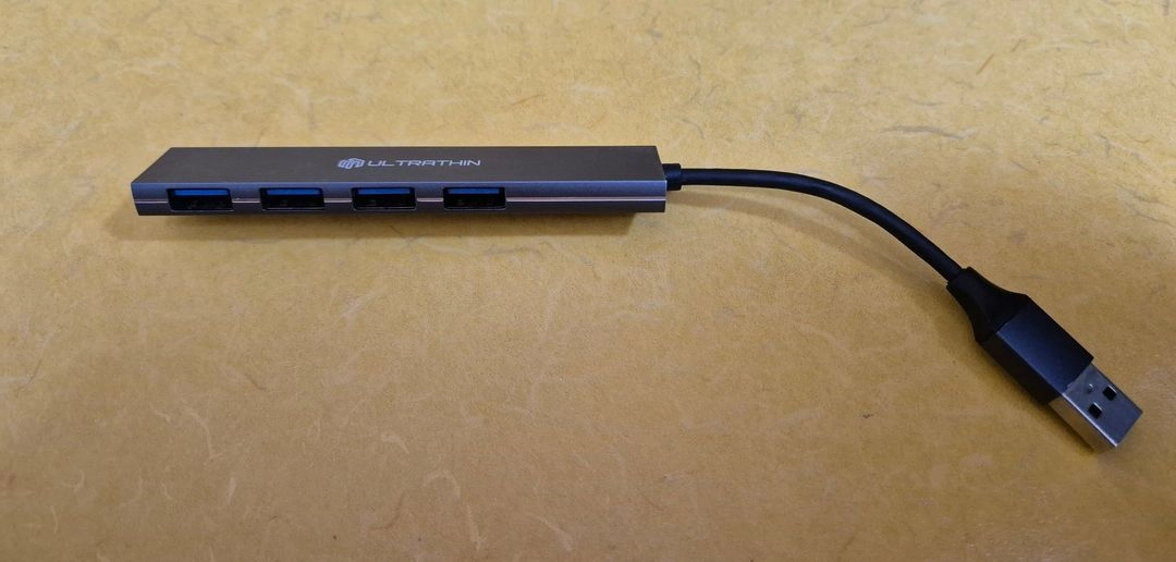 ULTRATHIN USB 3.0 4포트 허브 + INIU 100W C타입 케이블 이미지