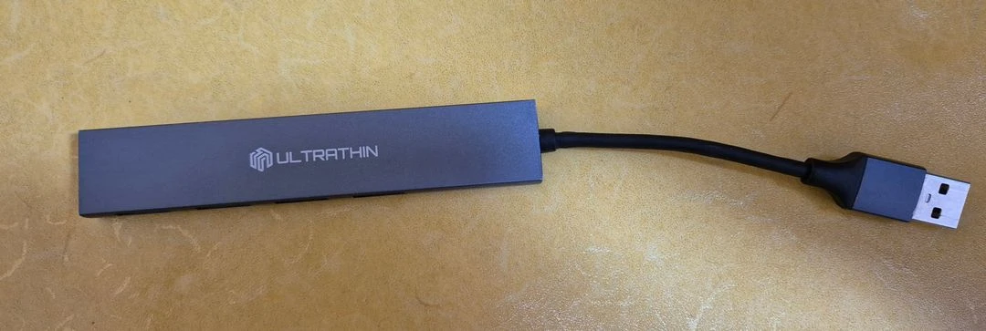ULTRATHIN USB 3.0 4포트 허브 + INIU 100W C타입 케이블 이미지