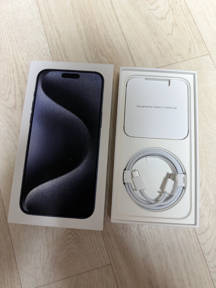 아이폰 15 프로맥스 256GB 블루티타늄 이미지
