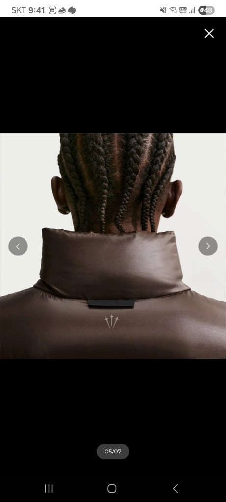 나이키 x 녹타 패딩 XXL 새상품 이미지