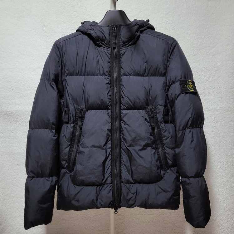 S / 21FW 스톤아일랜드 크링클랩스 후드 다운 패딩 이미지