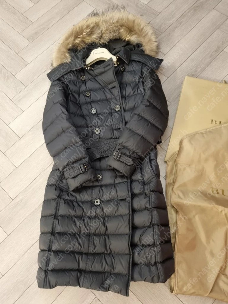 버버리여성 롱패딩 코트xs 이미지
