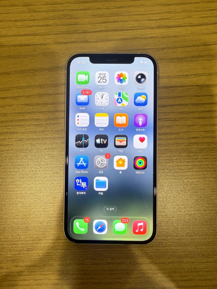 아이폰12 64GB 화이트 a급 이미지
