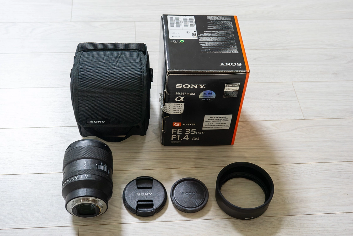 소니 35mm f1.4 35.4 GM 신동급 팝니다. - 안심되는 중고거래