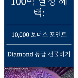 힐튼 다이아몬드 등급 이미지