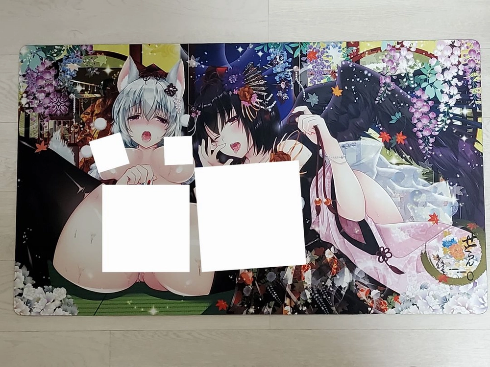 (R-18) TCG용 동인제작 플레이매트 판매합니다 이미지