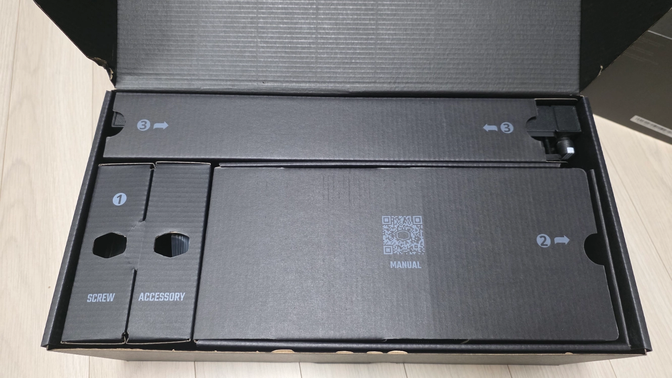 쿨러마스터 MASTERLIQUID 360 ATMOS Stealth 수냉쿨러 판매합니다 이미지