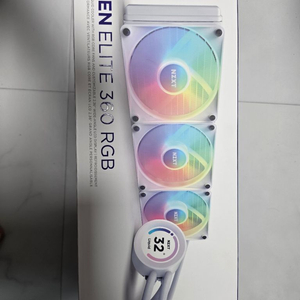 NZXT 크라켄 엘리트360 RGB 화이트 팝니다 이미지