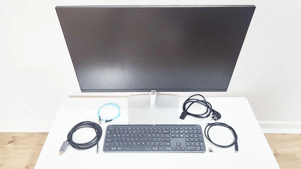 DELL S2722DC 모니터 + 로지텍 K950 무선키보드 판매합니다 (구성품 ) 이미지