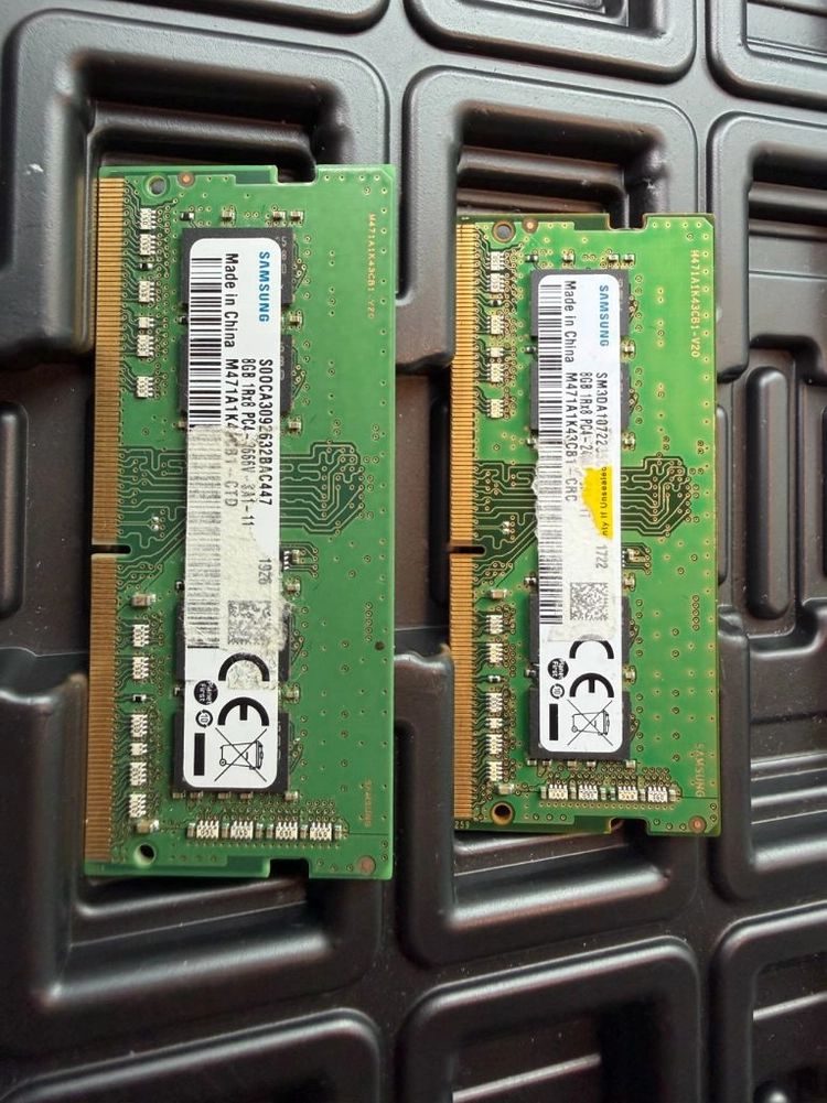 삼성 노트북용 메모리 DDR4 8g x 2개 팝니다 - 안심되는 중고거래