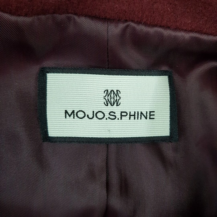 모조에스핀(MOJO.S.PHINE) 2024 캐시미어 블렌드 테일러드 벨티드 롱 코트 66사이즈 이미지