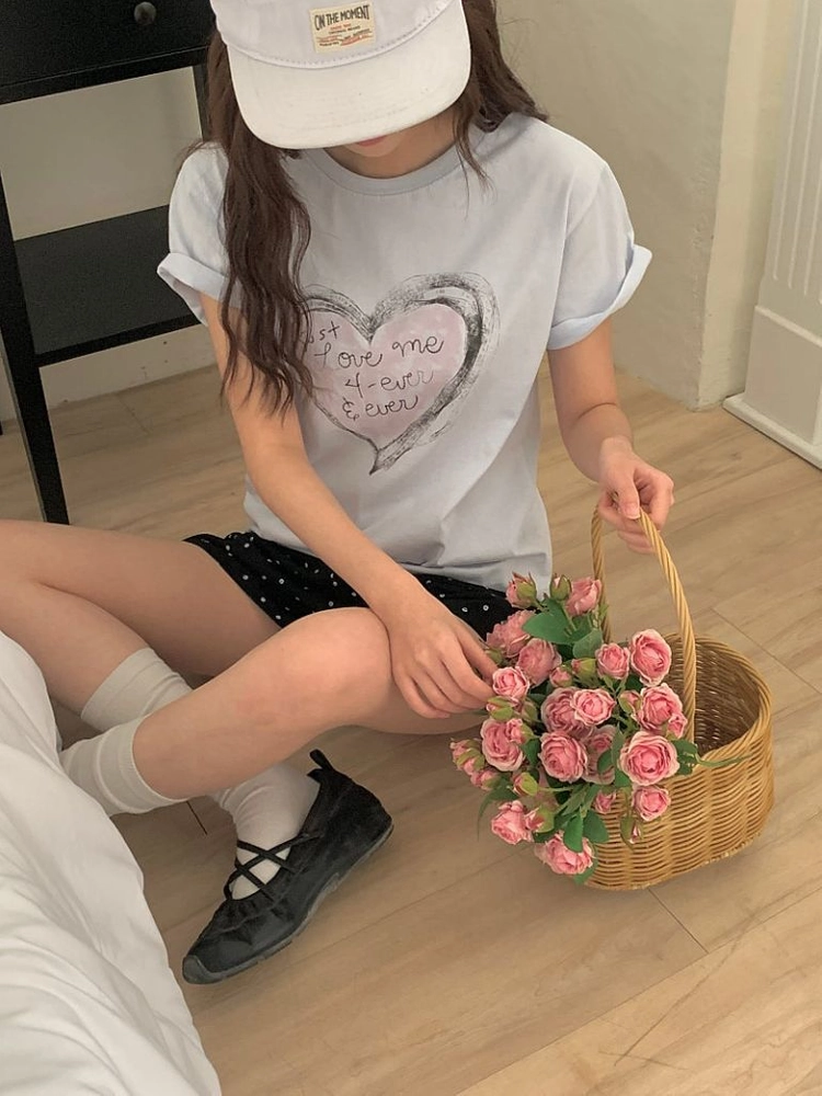 [새상품] 저스트 러브 반팔티(재고털이) 이미지