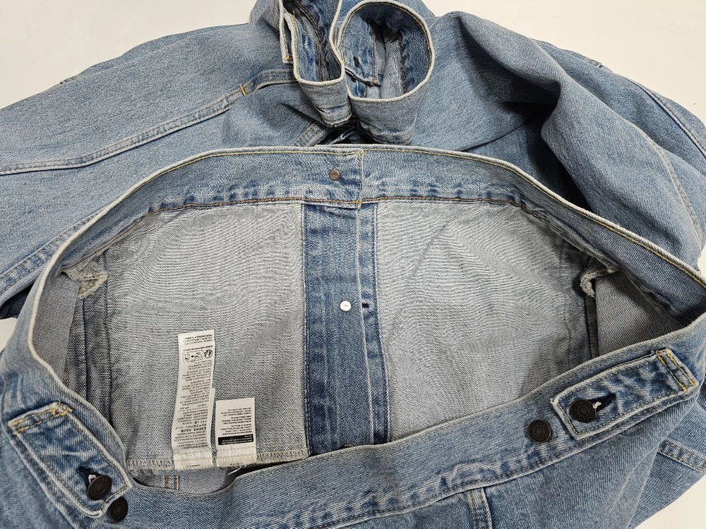 LEVIS 24FW 리바이스 타입3 스탠다드 트러커 데님 자켓 / 남 XL 워싱 연청 이미지