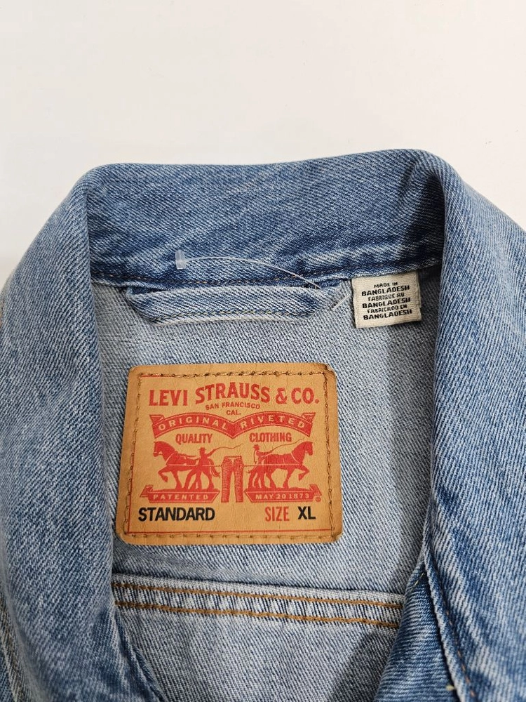 LEVIS 24FW 리바이스 타입3 스탠다드 트러커 데님 자켓 / 남 XL 워싱 연청 이미지