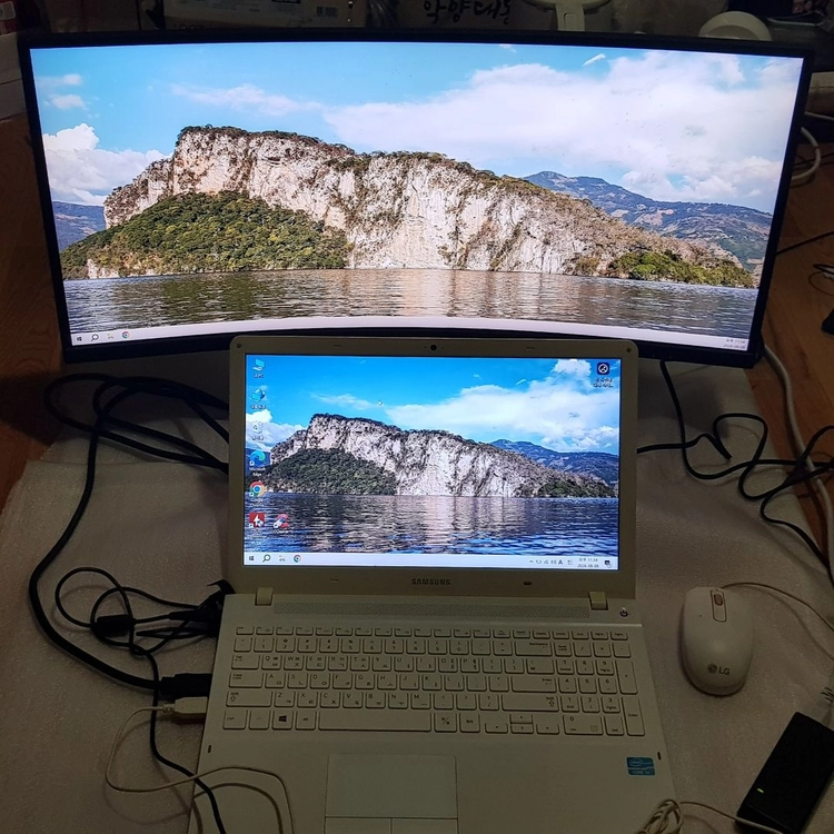 한성 커브드 와이드모니터 TFG29F10W (울산) 이미지