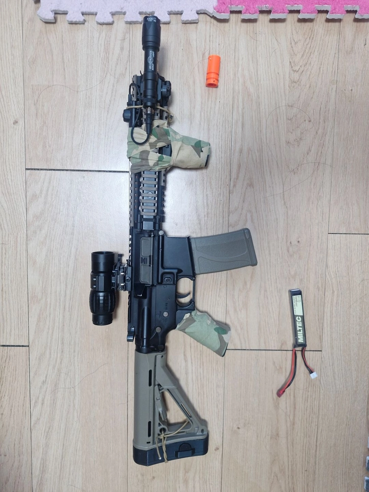 Inf mk18 mod1 전자트리거 게임셋 + 11.1배터리2 이미지