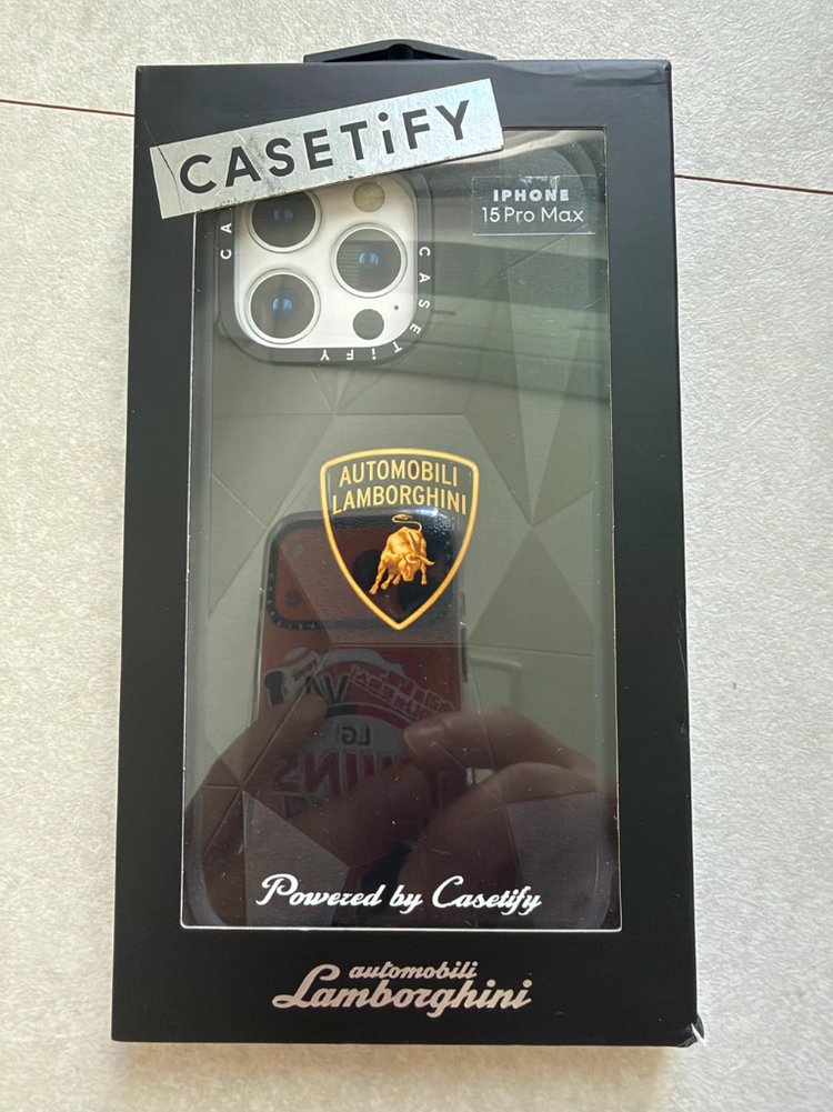 CASETiFY 아이폰 15 프로 맥스 람보르기니 케이스 이미지