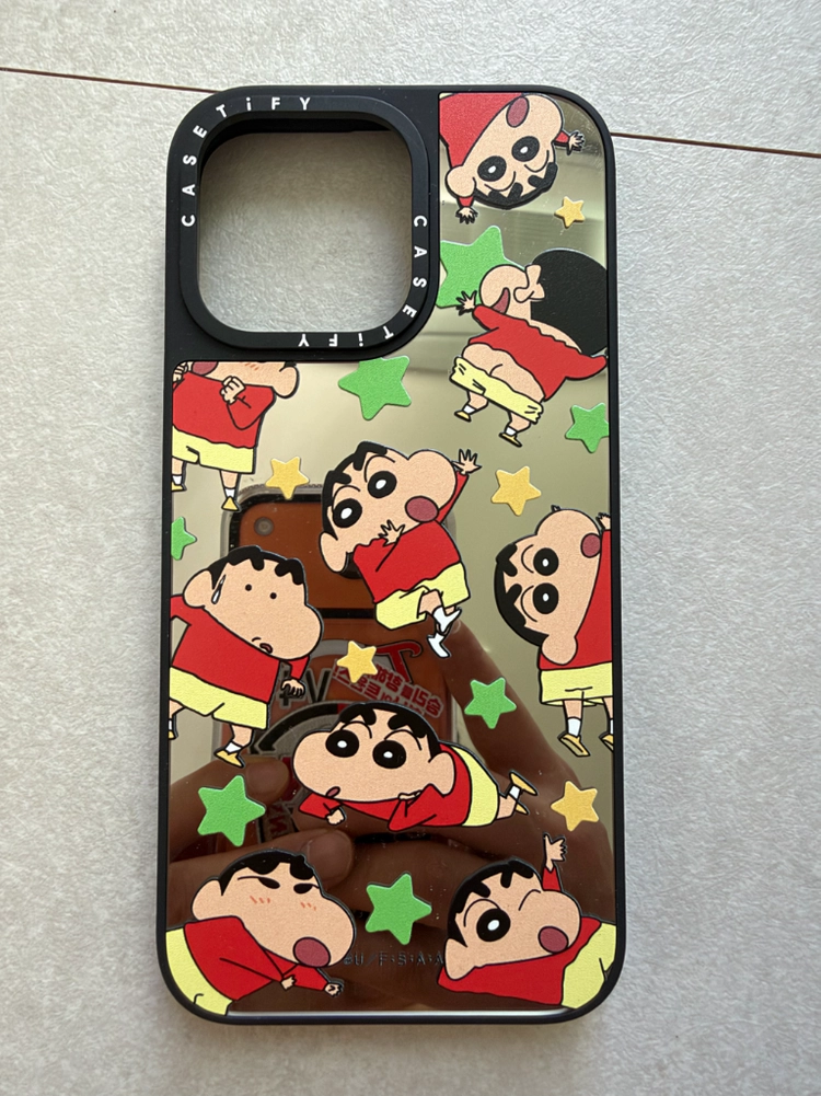 CASETiFY 크레용신짱 아이폰15 프로맥스 케이스 이미지